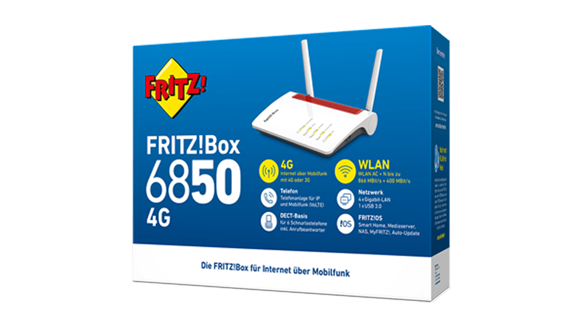 Download Bilder und Texte Zip Datei FRITZ!Box 6850 4G